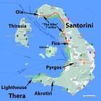 Santorini map